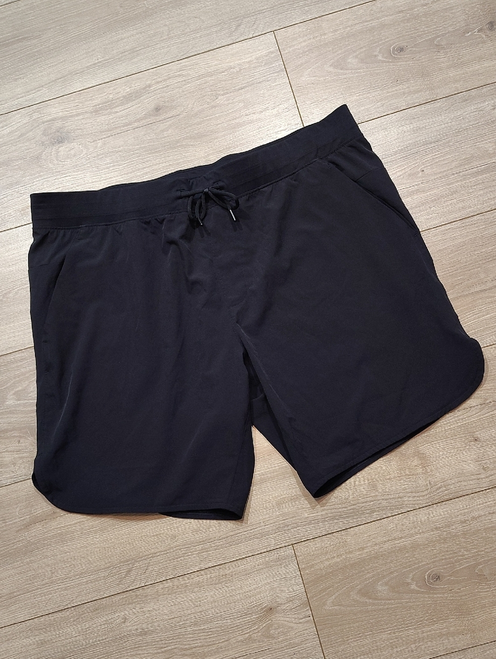 Athletic Works Black Drawstring Active Shorts,  Ladies X-Large Cover-Up Shorts